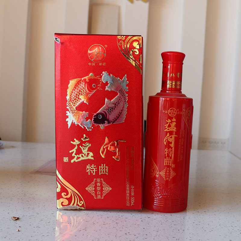 新疆白酒阿勒泰地方名酒富蕴蕴河特曲42度玻璃瓶产地发货