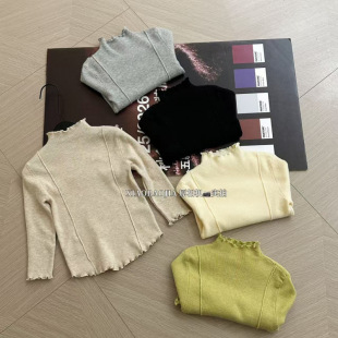 木耳边儿童毛衣打底25d079 新款 小宝家童装 冬&winter