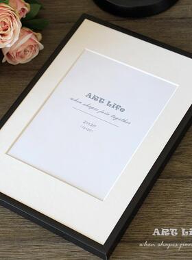 铝合金相框画框证书框出口北欧简约现代摆台挂墙带卡纸12寸A4 8寸