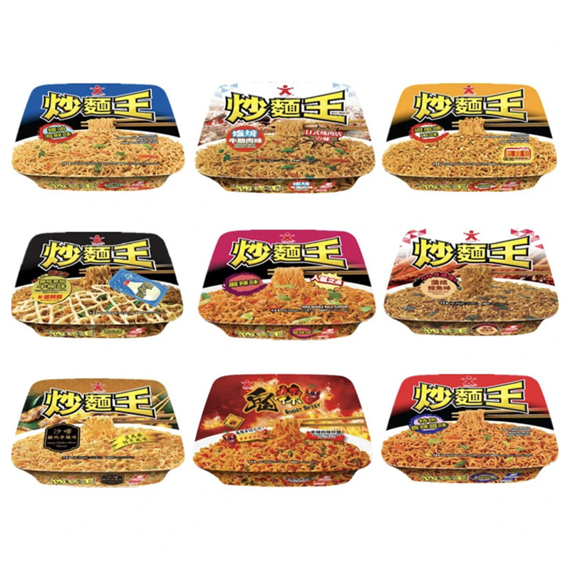 港版公仔面Doll公仔炒面王蚝油海鲜特色香辣酱即食捞面速食方便面