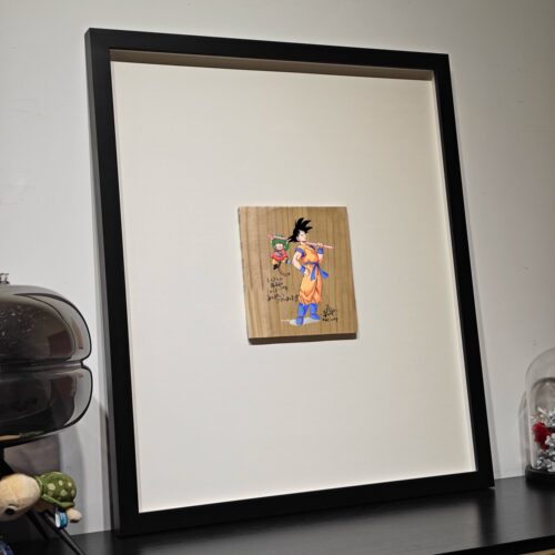 装饰挂画鸟山明手稿龙珠木板极简