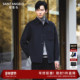 100%双面呢 报喜鸟秋冬新款 男士 商务休闲羊毛夹克衬衫 外套上衣