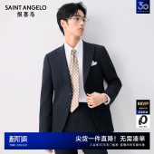 修身 男商务正装 条纹西服上衣职业装 通勤西装 男 报喜鸟春季 西裤 新款