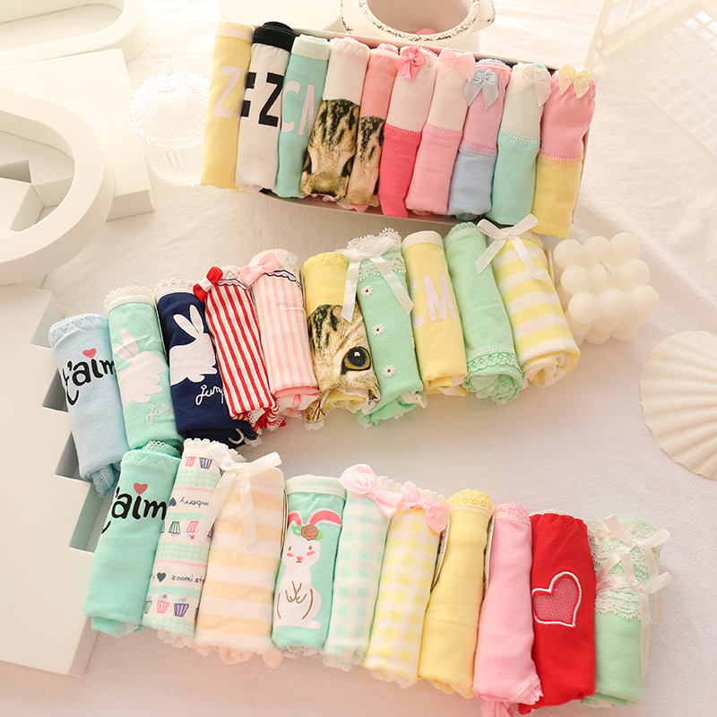 10条学生少女内裤女清新