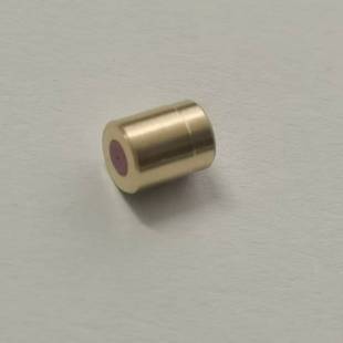 红宝石节截流塞气微孔钻机气浮平台脚滑块垫黄铜刚玉阻尼孔喷头嘴