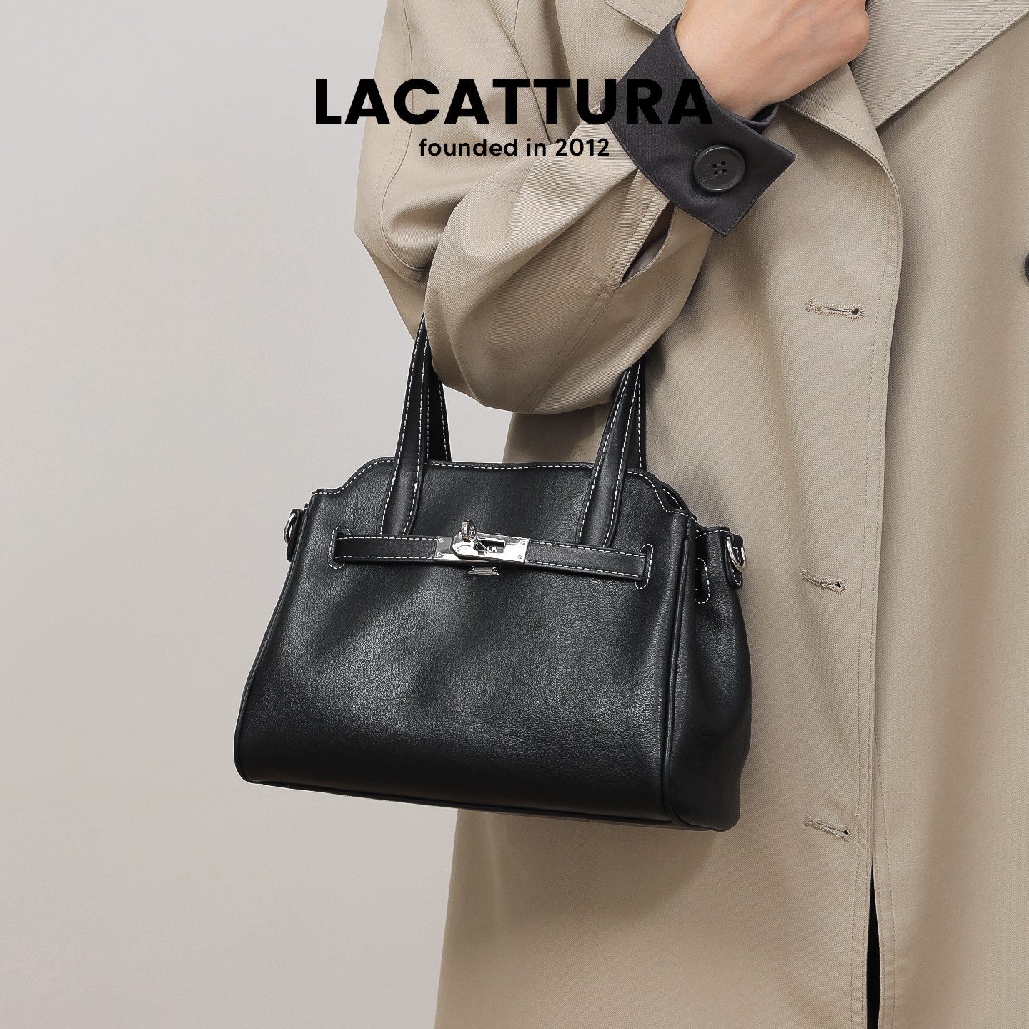 高级感牛皮经典凯莉包包女2026新款复古通勤手提包百搭单肩斜挎包,箱包皮具/热销女包/男包,通用款女包,淘宝优惠券,粉丝福利购,淘宝优惠卷