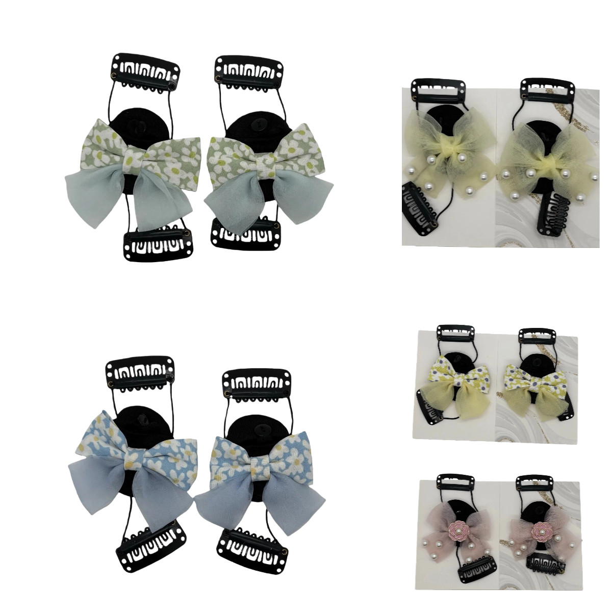 澳大利亚k2双胎毛夹防丢蝴蝶结