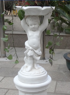 欧式可爱风小孩花盆阳台摆件包邮