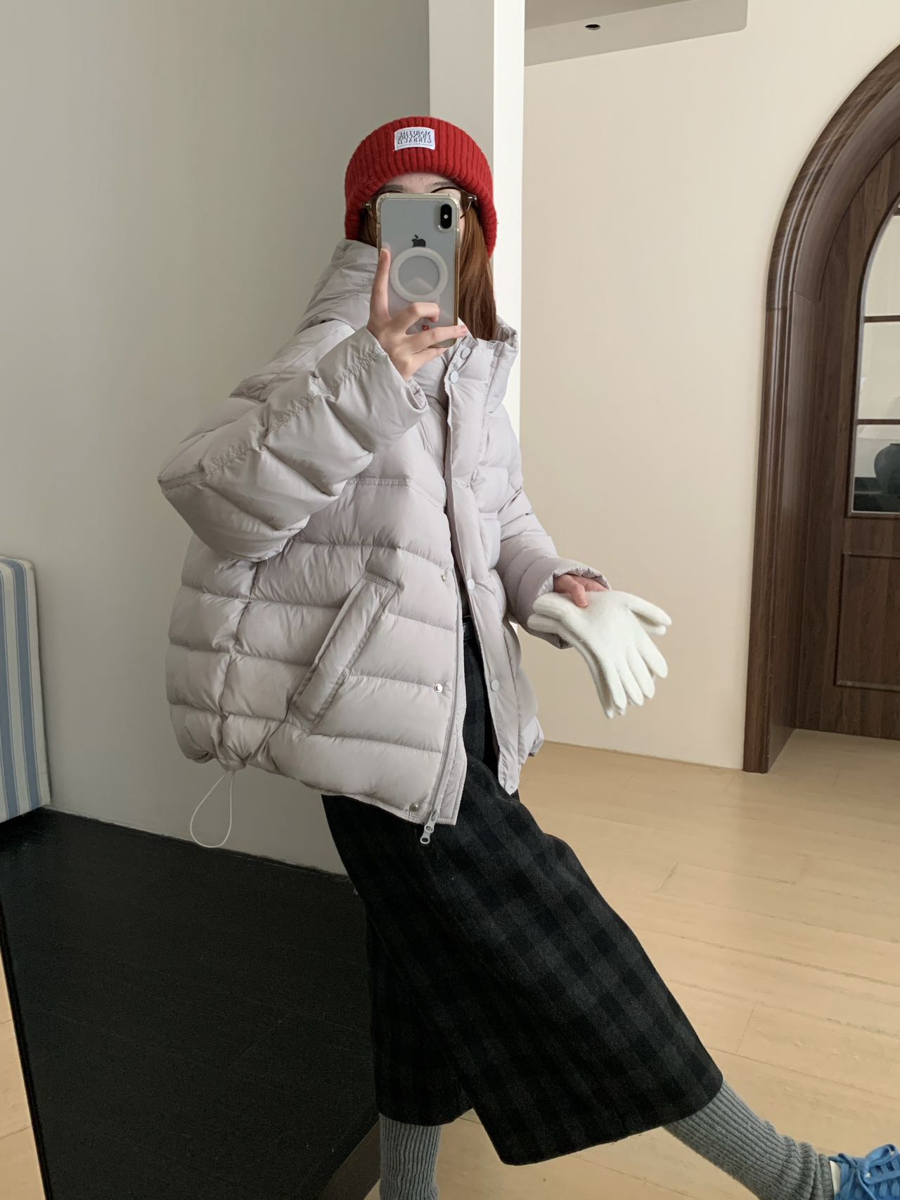 排骨羽绒服女款2025新款冬季短款超好看宽松外套