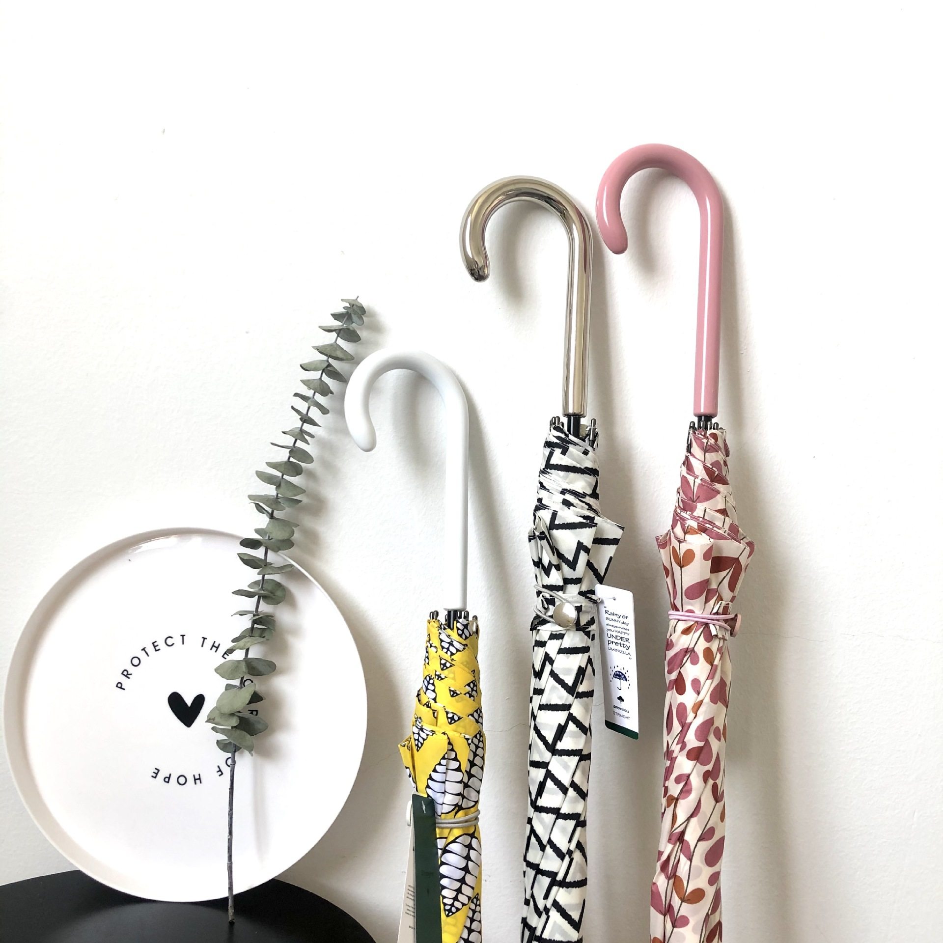 韩国长柄雨伞自动高级感晴雨两用伞女小清新弯柄直杆加大防风雨伞