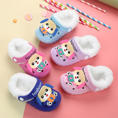 秋冬季1815-11加棉粉色小奶狗