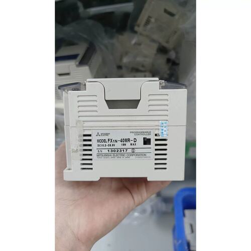 议价S菱PLC FX1N-40MR-D，，功能完好.型号