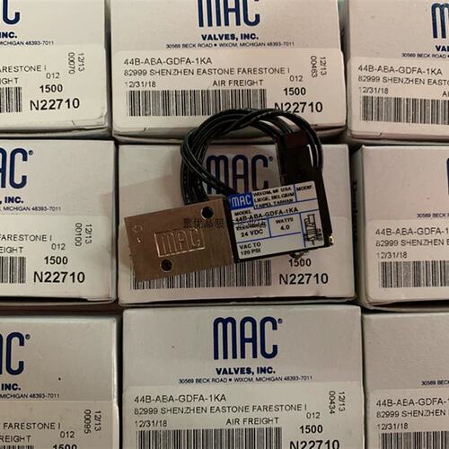 议价MAC 电磁阀 34C-A-GDFA-1KA 假货白送议