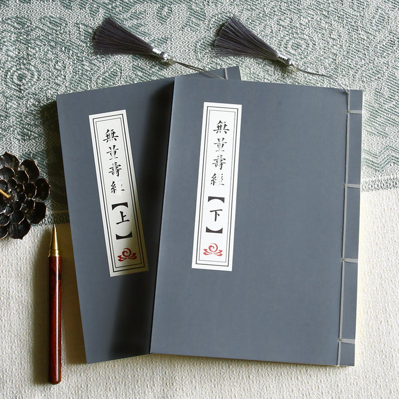 【健康长寿】手抄无量寿抄写本夏莲居会集本康僧铠全套临摹练字帖