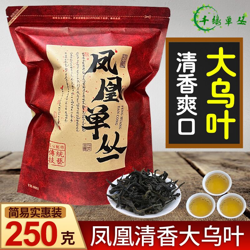 凤凰单枞茶清香大乌叶潮州