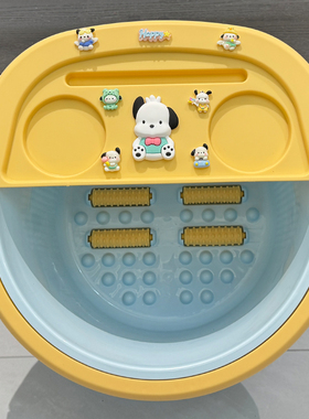 泡脚桶洗脚盆带提手家用加厚加高便携足浴桶过小腿保温按摩洗脚桶