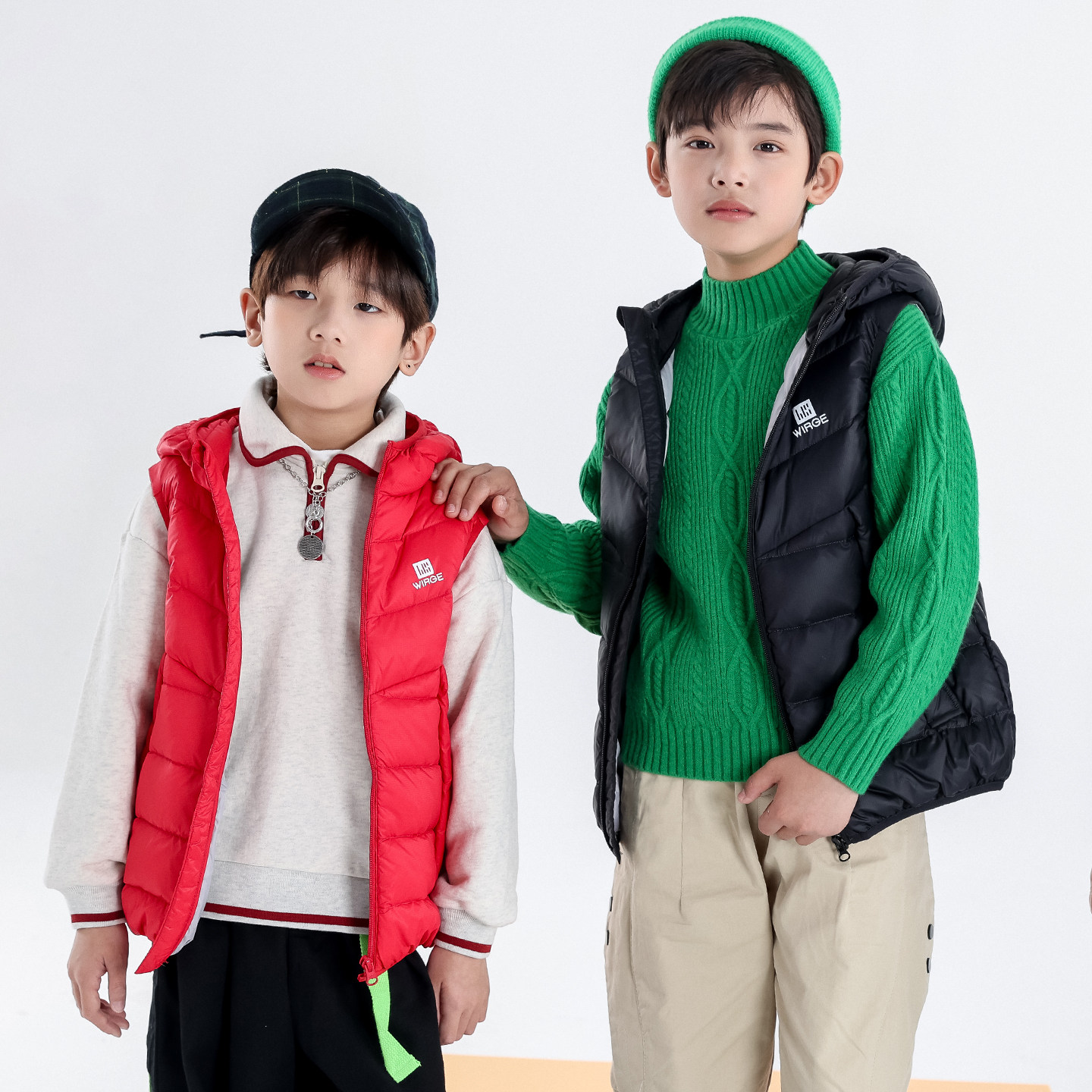 韦氏【设计师款】新款儿童马甲背心男女中小童秋冬连帽轻薄坎肩,童装/婴儿装/亲子装,羽绒马甲,淘宝优惠券,粉丝福利购,淘宝优惠卷