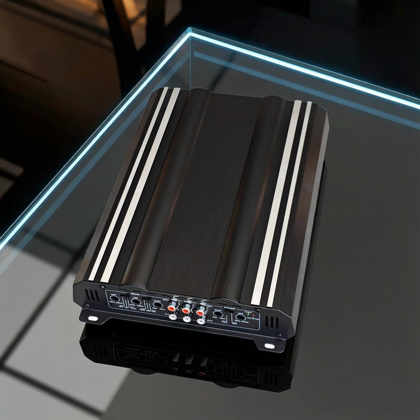 大特价包邮汽车音响低音炮四路功放车载4声道大功率功放板12V四路