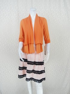 雪纺披肩外套空调衫 100元 女夏秋百搭七分袖 卡VON KC7E602 2件清