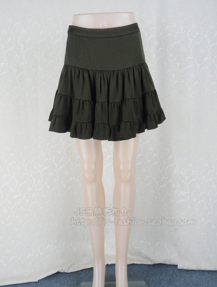 100元2件清!玛*曼可 M*CO MANCO 女夏层次蛋糕裙短裙A字裙9100128