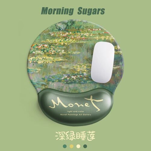 油画鼠标垫护腕键盘垫滑鼠垫