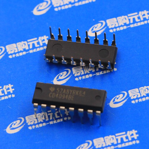 CD4094BE 直插DIP-16 TI原装进口（1个）