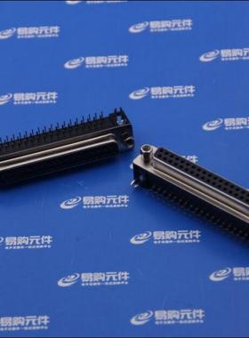 DB37 卧式 焊板式 针座（公座） 孔座（母座） 针孔可选