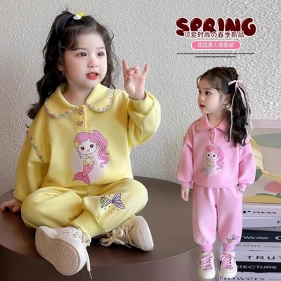 女童套装春装2025新款两件套早秋