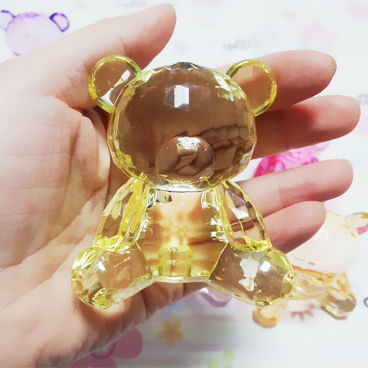大号水晶熊宝石儿童游乐场礼品小孩过家家玩具男孩女孩奖励礼物