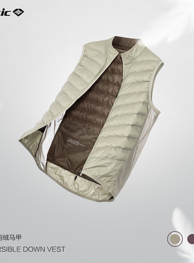 森地客骑行运动羽绒马甲双面可穿公路自行车骑行保暖马甲-2-8度