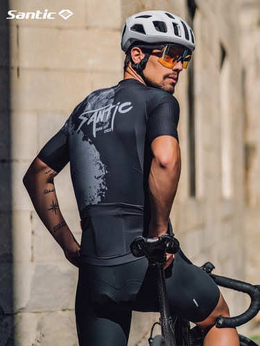 Santic森地客春夏骑行服短袖男