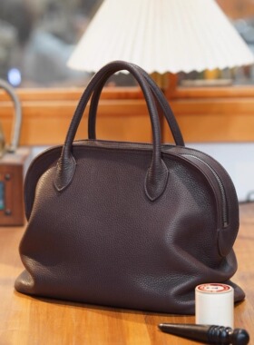 鹿皮保龄球 手拎休闲百搭简约大气女士气质