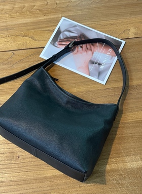 鹿皮大hobo单肩包斜跨包小众包简约肩包