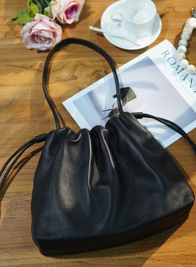 鹿皮女包大云朵包 钱袋子包 单肩女包斜挎包真皮时尚百搭女士