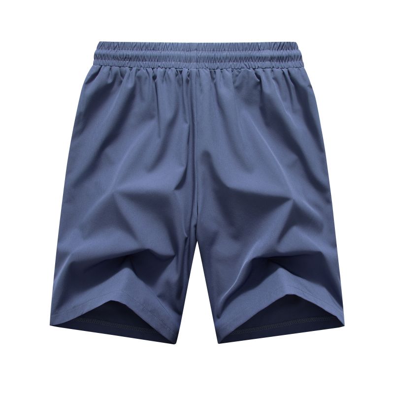 欧码夏新款男纯色松紧系绳沙滩裤休闲短裤中裤运动五分裤DK28P23,男装牛仔裤,星座1605