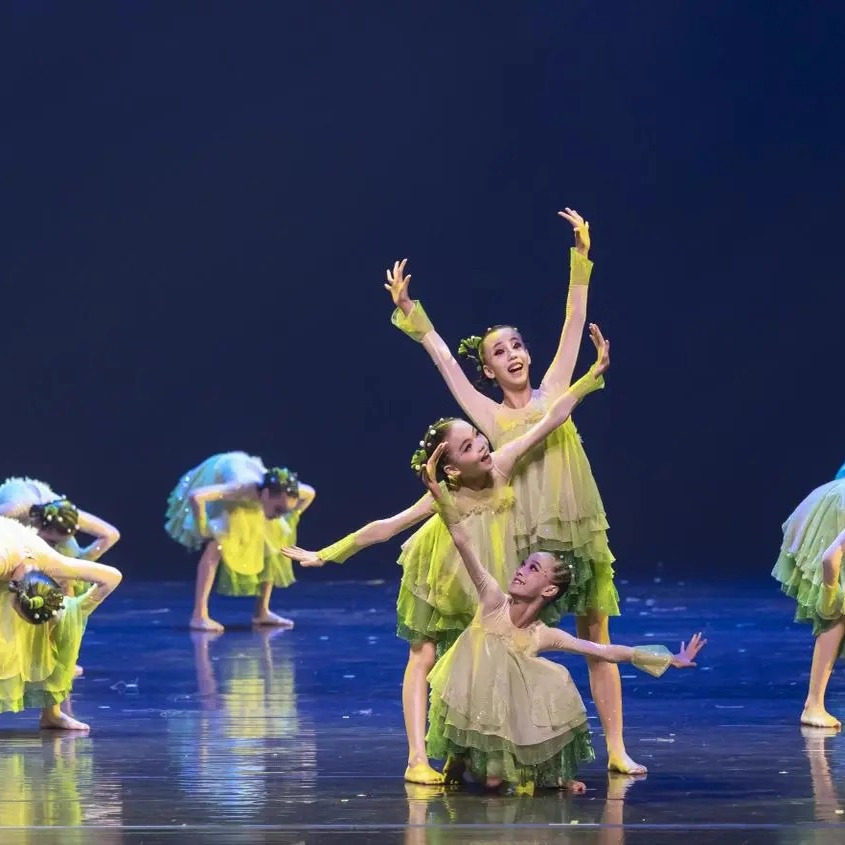 小荷风采《春天在哪里》儿童舞蹈服演出服少儿表演服飘逸韩版服装
