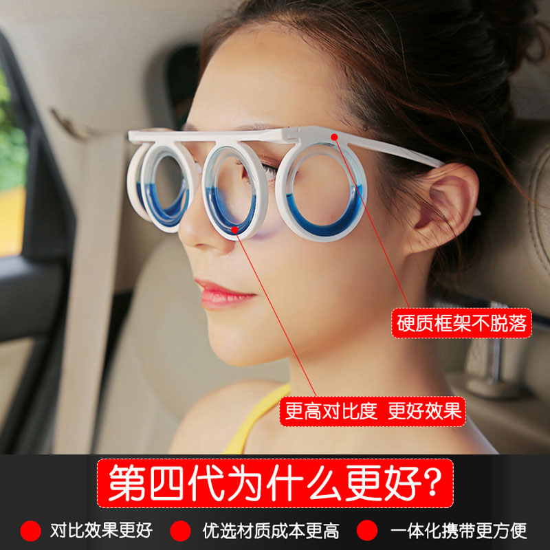 防晕车眼镜3d眩晕儿童防呕吐神器