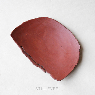 「西川聪」陶盘/盘皿/托盘 不规则半圆 日本作家器 STILLEVER。