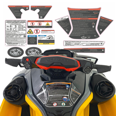 庞巴迪摩托艇原厂贴纸防水耐久