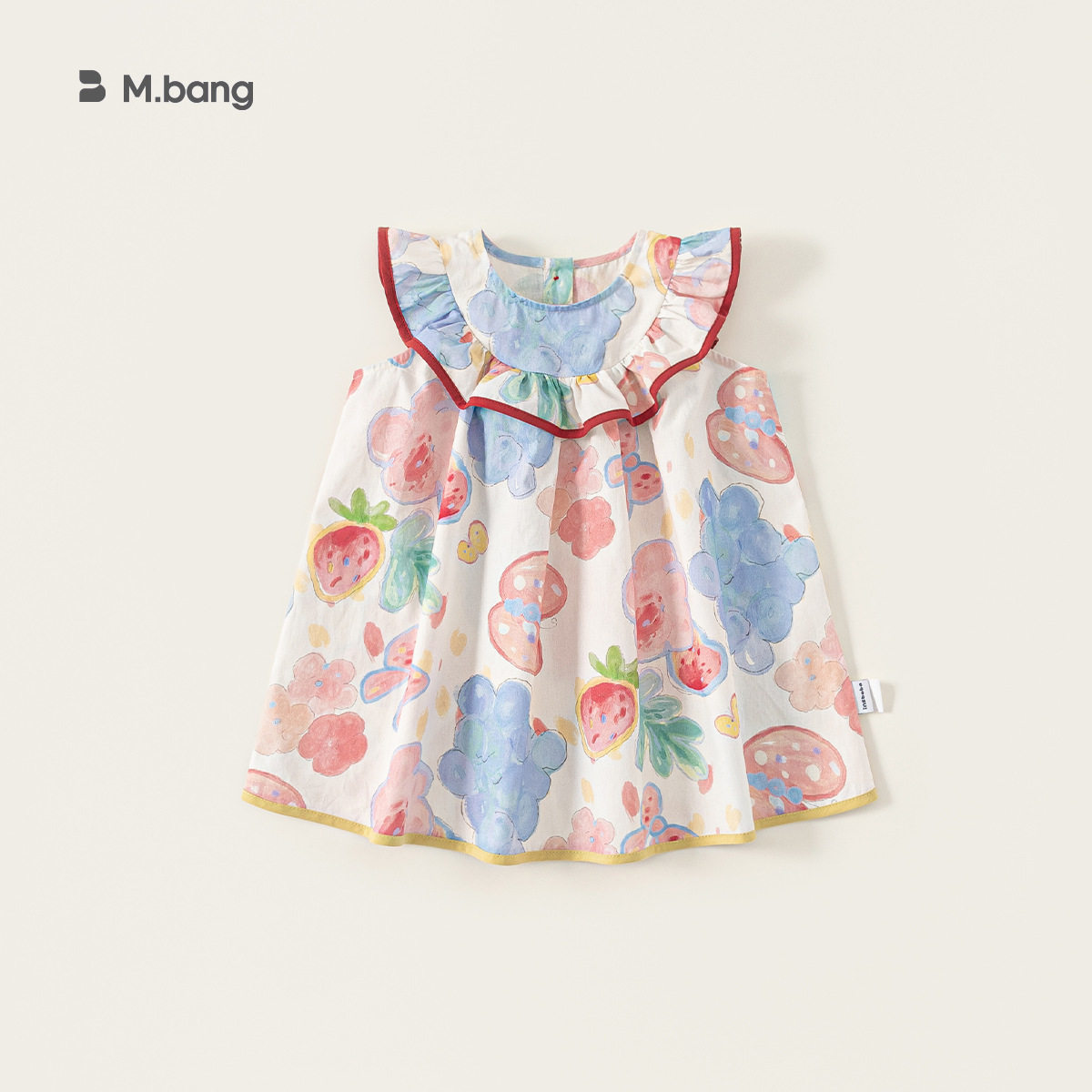 女童夏季薄款花边领仙女连衣裙