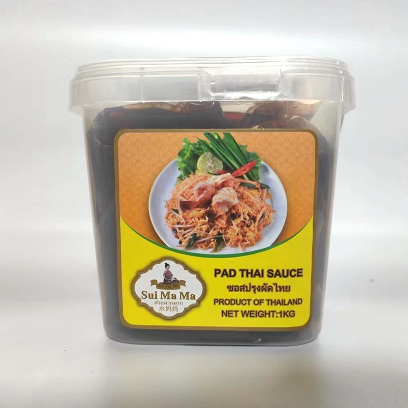 包邮 泰国进口水妈妈牌泰式炒面酱1kg 泰式炒河粉酱料东南亚调料