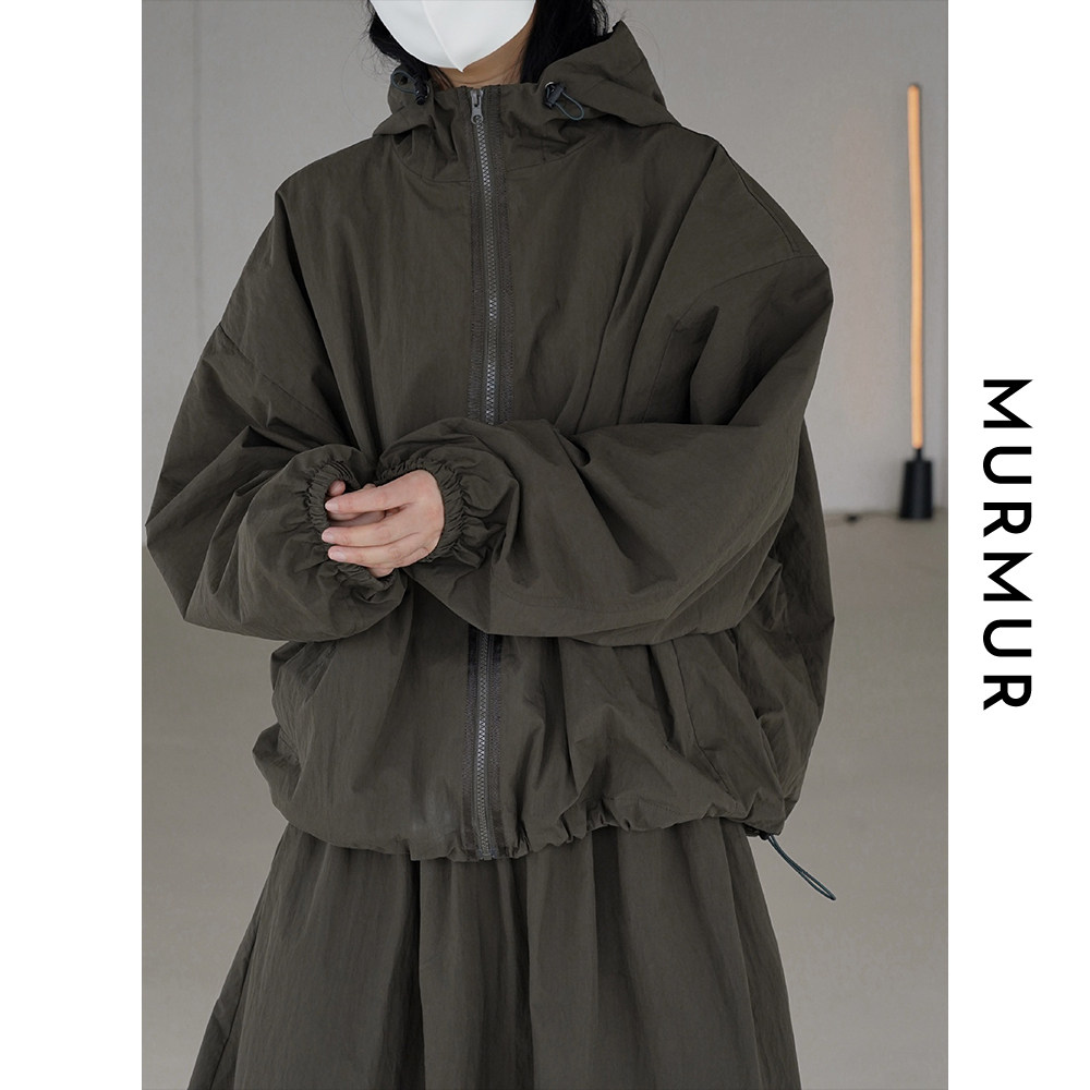 MURMUR中性短款工装夹克外套