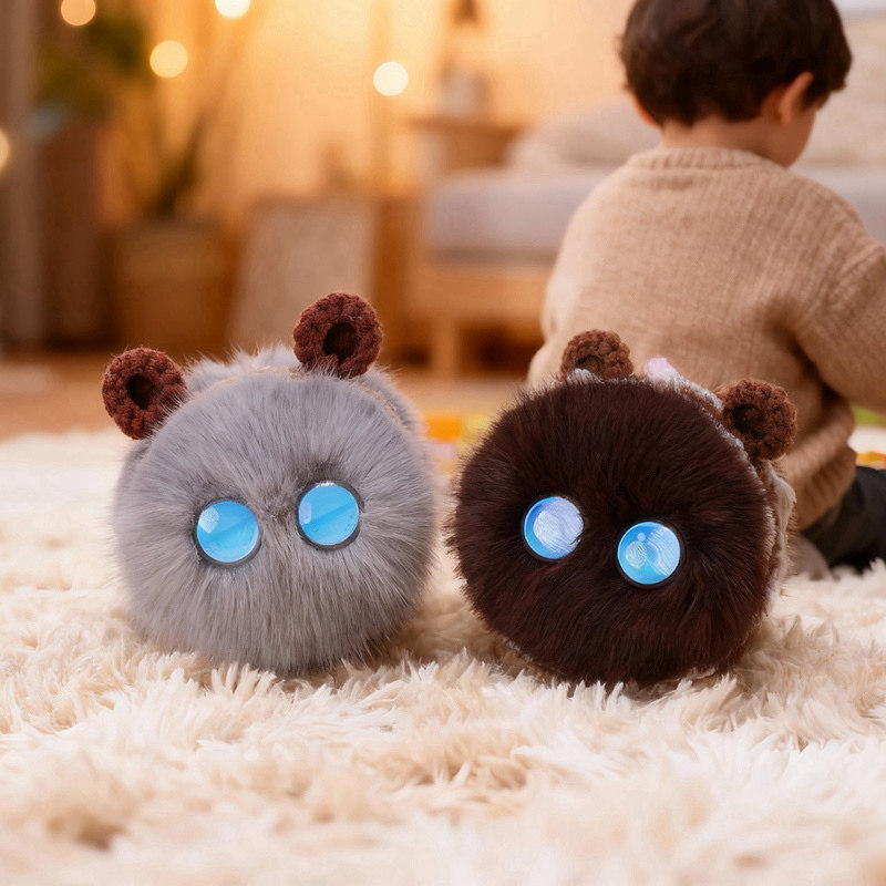 跨境ai玩具智能对话芙毛绒公仔崽陪伴包挂件桌伴搭子创意生日礼物