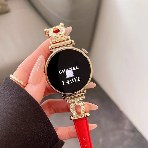 senbo/圣铂华为新年真皮皮质表带