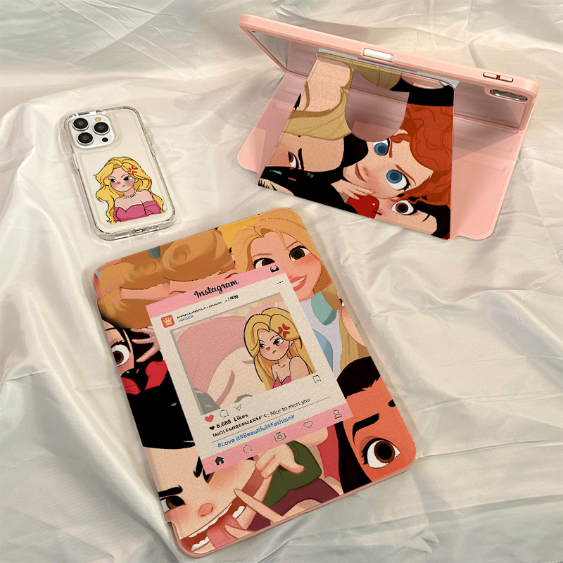 适用于ipad旋转保护壳辣妹公主