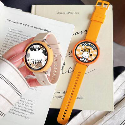 适用华为gt4手表表带GT3夏季新款watch4pro智能手表带watch3斑点硅胶gt2pro女高级可爱41手表保护套46mm男款