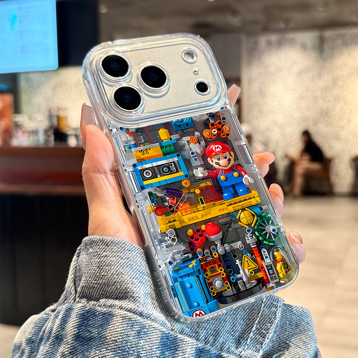 适用苹果17promax手机壳新款iPhone17积木马里奥17高级感16硅胶外壳pm透明15网红14小众13女款12全包防摔超火,3C数码配件,手机保护套/壳,淘宝优惠券,粉丝福利购,淘宝优惠卷