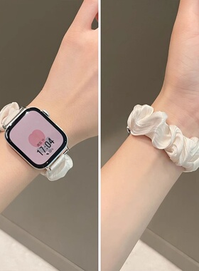 适用华为Fit3表带新款发圈华为手环fit2腕带夏天透气watchfit3替换带专用二三代创意编织可爱女款fit男高级感