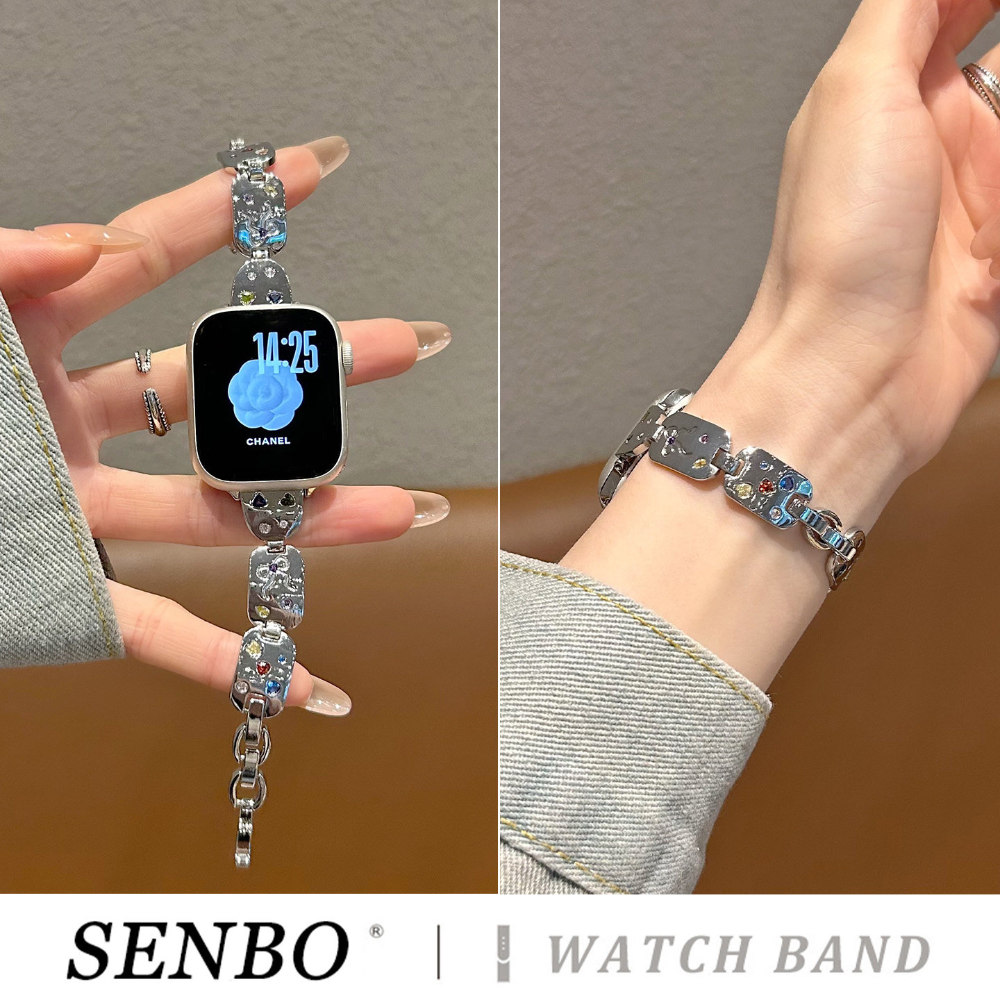 适用苹果iwatch11手表表带新款