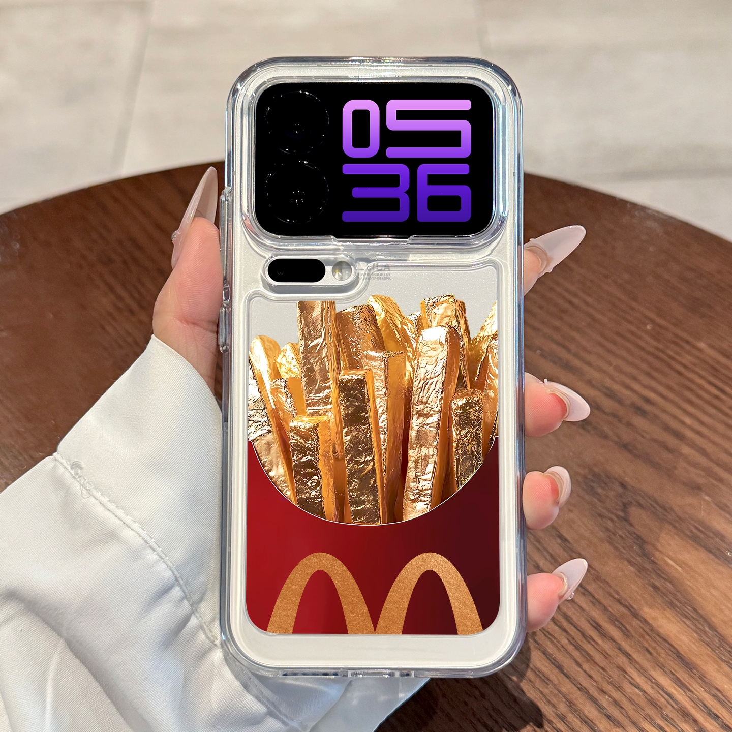 适用小米17promax手机壳新款17pro金色薯条17防摔15ultra透明15pro高级感15男女通用创意艺术风小众简约潮流